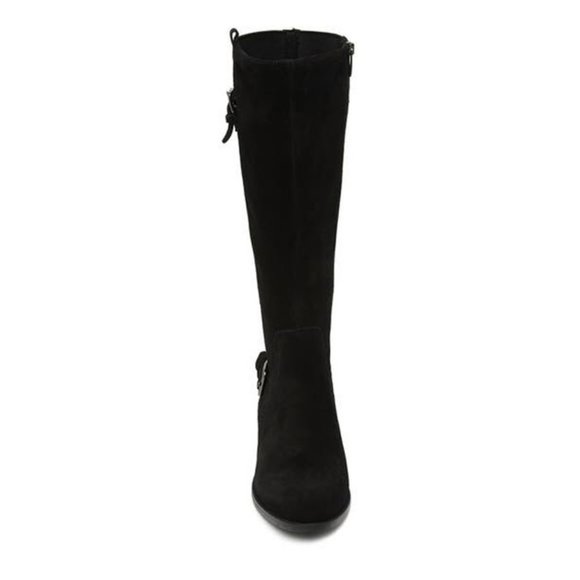 NWT La Canadienne Lentina Waterproof Suede, Flat, Black Boot Size 8 - Picture 3 of 6